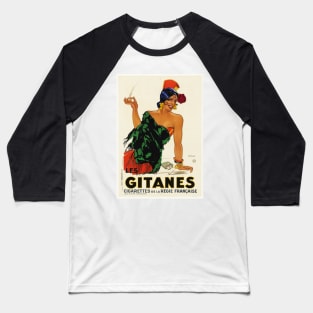 Retro poster - pub - vintage - Gitanes - Baseball T-Shirt